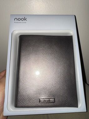 Nook protector cover metallic grey